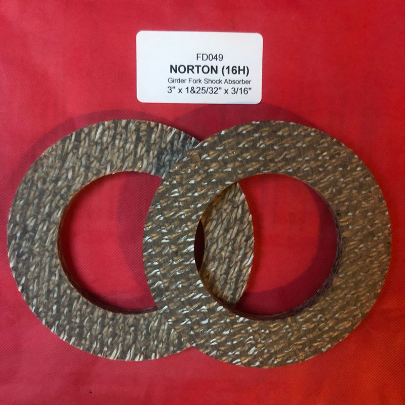 Norton 16h / Big 4 - Girder Fork Friction Disc - FD049